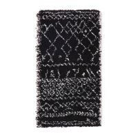 Коврик Прикроватный в берберском стиле Afaw 60 x 110 см черный LA REDOUTE INTERIEURS  фото, kupilegko.ru